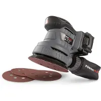 Powerplus POWEB4010, Schwingschleifer, Velcro, Schwarz, Grau, 10000 OPM, Akku, 18 V