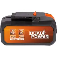 Powerplus 2x20v 8.0/4.0ah Taschenlampenbatterie