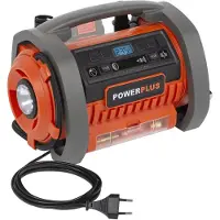 Powerplus Dual Power Akku Kompressor 20V + 220 V (ohne Akku)