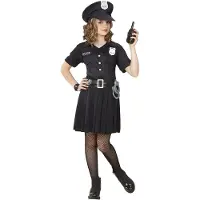 Widmann POLIZISTIN (Kleid, Gürtel, Mütze), 128 cm / 5-7 Years