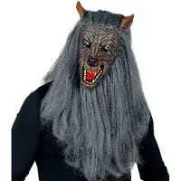 Widmann Werwolf Vollkopfmaske mit Fell