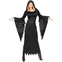 Widmann DUNKLE KÖNIGIN (Kleid mit Kapuze), M