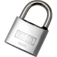 Kasp K14550A1 Hængelås 50 mm Identiske Rustfrit stål Nøglelås