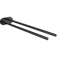 Emco ROUND Handtuchhalter 400 mm schwarz matt 435013340