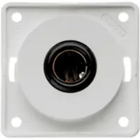 Berker Steckdose 12 V, Integro Modul-Einsätze, polarweiß glänzend, Cable lug, Weiß, Thermoplast, Glänzend, IP20, IK05