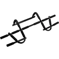 VirtuFit Pull Up Bar Deluxe Klimmzugstange für Türrahmen Schwarz