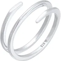 Elli Ring Wickelring Twist Fein 925 Silber Elli Silber