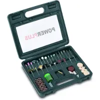 Powerplus Multifunktionsgerät 102 Teile Minischleifer Zubehör-Set Kombitool + Koffer