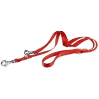 Ferplast Hundeschnur Club-GA 200 x 2 cm Nylon/Stahl rot