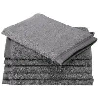 De Witte Lietaer Waschlappen Contessa Steel Grey (6er Set)