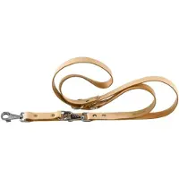 Ferplast Hundeschnur 120-200 x 1,2 cm Leder beige