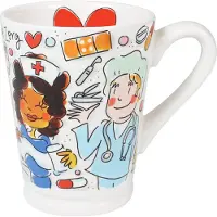 Blond Amsterdam XL-Becher Herz für die Pflege in Bunt - 500 ml | Gr.: onesize