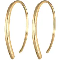 Elli Ohrringe 925 Sterling Silber Geo in Gold | Gr.: onesize