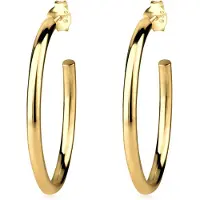 Elli Ohrringe Creolen Basic 925 Silber Elli Gold