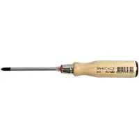 Bahco Pozidriv-Schraubendreher mit Holzgriff, PZ2 x 110 mm