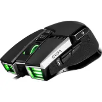EVGA X17, Beidhändig, Optisch, USB Typ-A, 16000 DPI, Schwarz