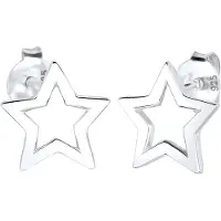 Elli Ohrringe Stern Trend Astro Filigran 925 Silber Elli Silber