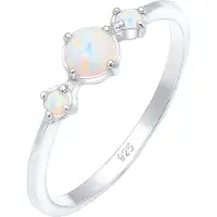 Elli Ring Trend Bandring Trio Geo Vintage Opale 925 Silber Elli Silber