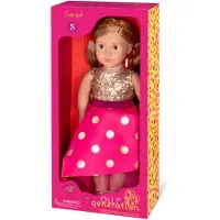 Our Generation Anziehpuppe Sarah mit festlichem Kleid und Krone