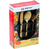 Alpina Cutlery set 16pc Gold