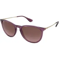 Ray-Ban RB 4171 ERIKA Damen-Sonnenbrille Vollrand Panto Kunststoff-Gestell, lila