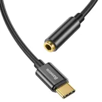 Baseus CATL54-01, Type-C, 3.5mm, Schwarz