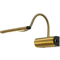 TRIO Leuchten - Modern Art Deco Wandleuchte mattGold I Messing inkl. LED - Tableau Dimmer I Dimmbar I Wohnzimmer I Schlafzimmer - Stahl Länglich - I (nicht austauschbare) LED