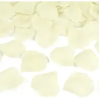 Party Deco Rose petals in a bag, cream (1 pkt / 500 pc.)