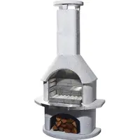 Buschbeck Gartengrillkamin Kreta II weiß 90073.000