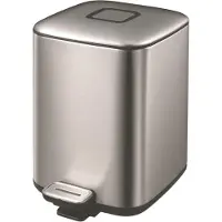 EKO Treteimer Regent 6 l edelstahl matt