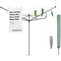 Brabantia 311048, Drehregler, Grau, 160 mm, 160 mm, 2000 mm, 5 kg