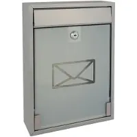 Toolland Briefkasten Milan Silber (grijs)