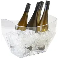 Aps Wein-/Sektkühler, Kunststoff transparent