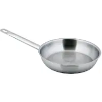 Metro Professional Frypan 20CM Bratpfanne, 20 cm max. Durchmesser, Edelstahl, Induktionsherd-geeignet