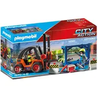 Playmobil City Action 70772 Gabelstapler mit Fracht