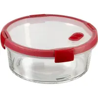 Curver pojemnik cook okrągły 1,2l /transparentny/ czerwony