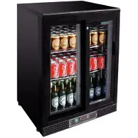 ProChef Polar Serie G Barkühlschrank 140L, schwarz