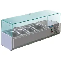Polar Serie G Aufsatzkühlvitrine Für 3X Gn1/3 + 1X Gn1/2