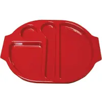 Kristallon Menütabletts rot 37,5 x 27,8cm