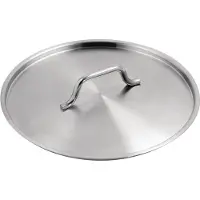 Vogue Runder Deckel aus strapazierfähigem 18/10 Edelstahl, 32 cm, spülmaschinenfest