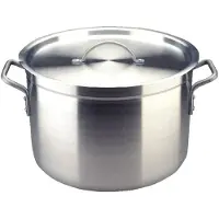 Vogue Tiefer Aluminium Kochtopf 28,5cm Durchmesser, 25,1cm Höhe, 15,1 Liter