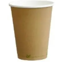 MultiLine Kaffeebecher 30 Cl Ø90 Mm Biologisch Abbaubar Braun 50 Stk.