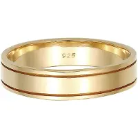 Elli Ring Paarring Bandring Trauring Hochzeit 925 Silber Elli Premium Gold