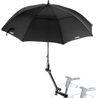 Topro Rollatorschirm mit Multifunktionsarm schwarz