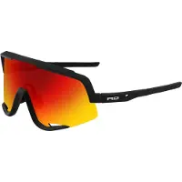 R2 Monster Schutzbrille schwarz und rot AT104C