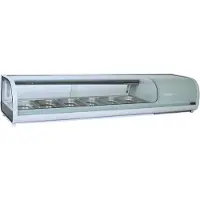 Saro Sushivitrine Modell SAMIRA, B 1529mm, T 426mm, H 296mm