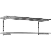 Saro Wandbord mit Streben, 2 Borde 800mm