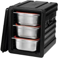 Saro Gastro-Products GmbH Saro Warmhaltebehälter REES, spülmaschinenfest, Praktische Thermobox mit 12 Auflageschienen, 1 Warmhaltebehälter