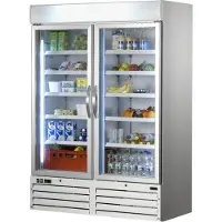 Saro G 920, Merchandiser Kühlschrank, Freistehend, Grau, Stahl, Nebeneinander, 1078 l