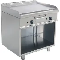Saro Gas-Griddleplatte mit offenem Unterbau Modell E7/KTG2BAL